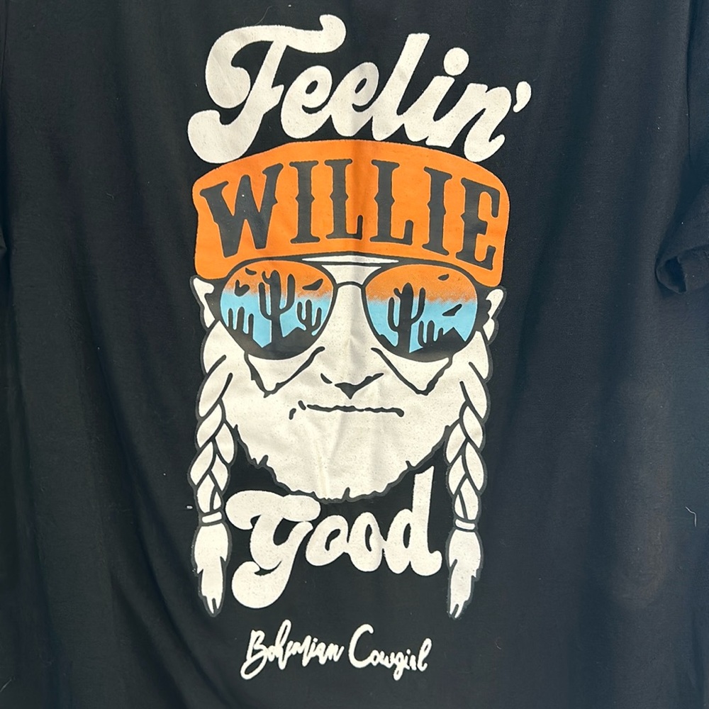 Black Willie shirt. Medium